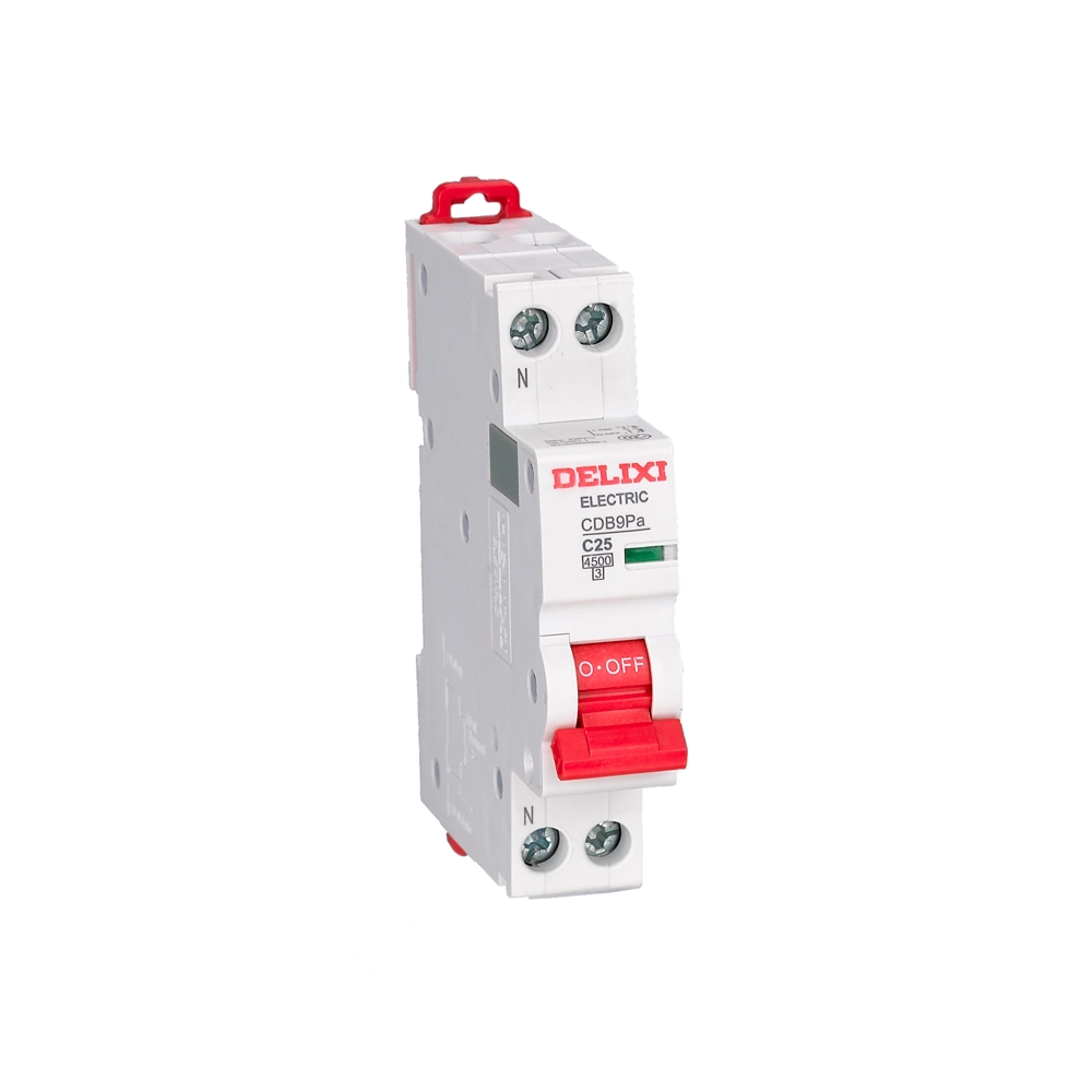 CDB9P Phase + Neutral Line Miniature Circuit Breaker