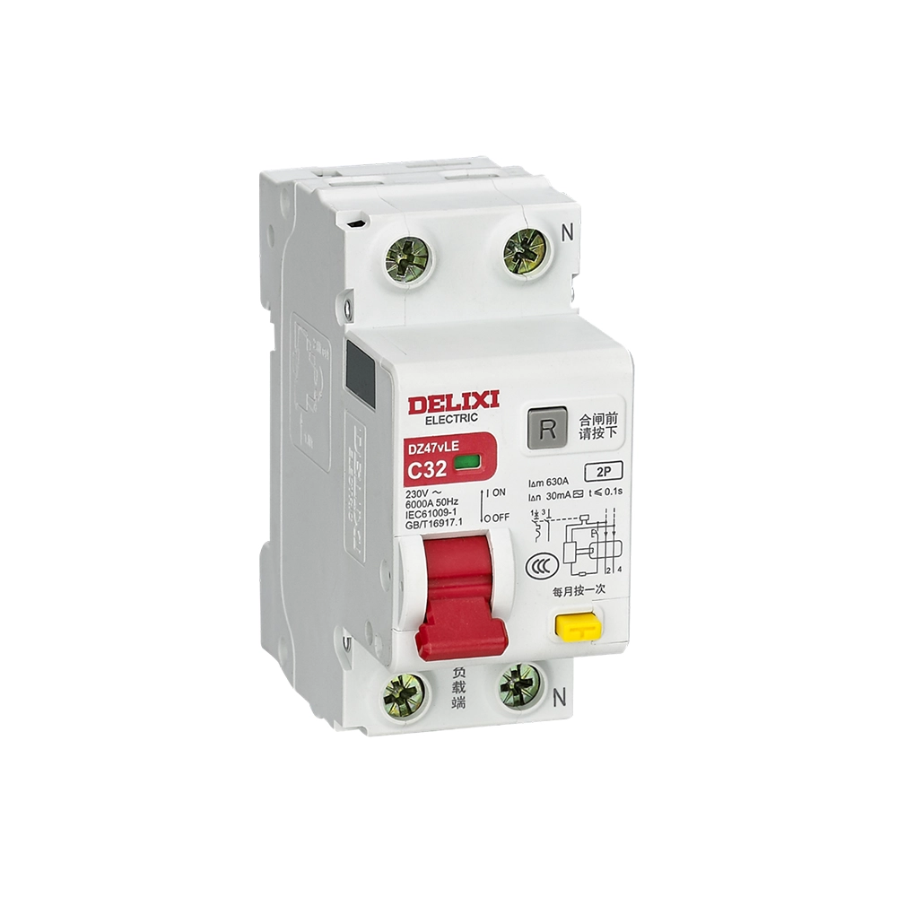 DZ47vLE Miniature Earth Residual Current Circuit Breaker