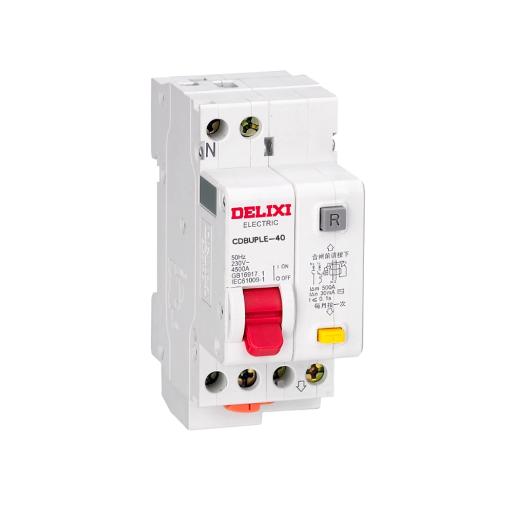 CDBUPLE-40 Phase Line + Neutral Line Earth Residual Current Circuit Breaker